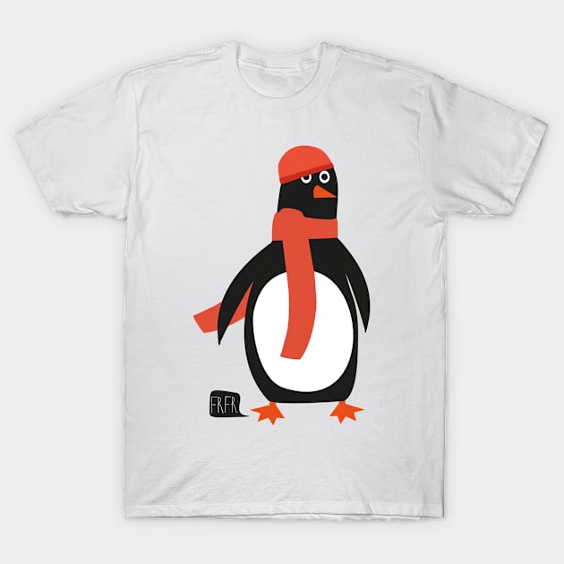 Winterpinguin T-Shirt by FrFr